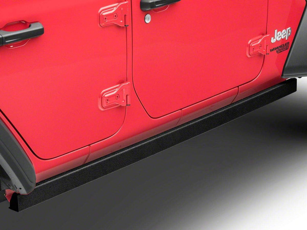 Textured Black Rails Compatible with Jeep Wrangler JL 4-Door L9953