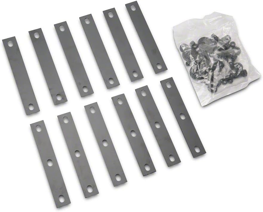 Textured Black Rails Compatible with Jeep Wrangler JL 4-Door L9953
