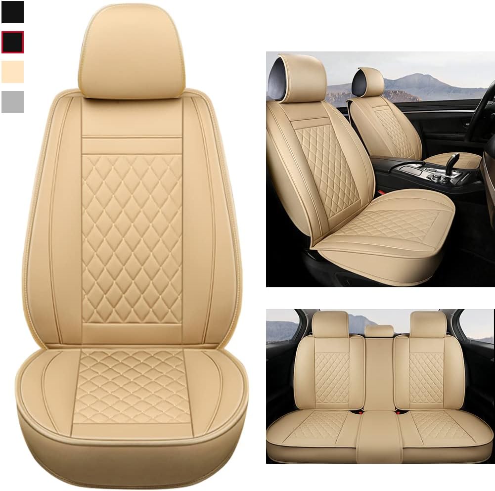 Gray Car Seat Covers Full Set Pack of 2 S70437