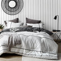 Black and White Stripes Cotton Comforter R63720