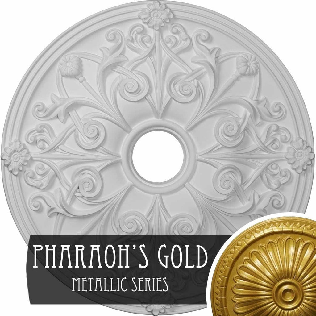 Pharaohs Gold Ceiling Medallion T5307