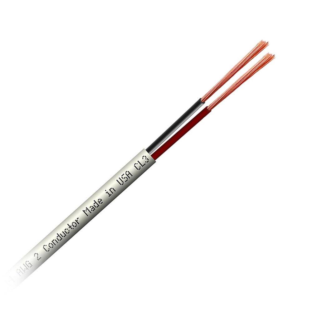 CL3 Rated 2-Conductor Pure Copper Cable (16 Gauge, 500 ft) L32558