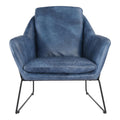 Blue Club Chair K27106