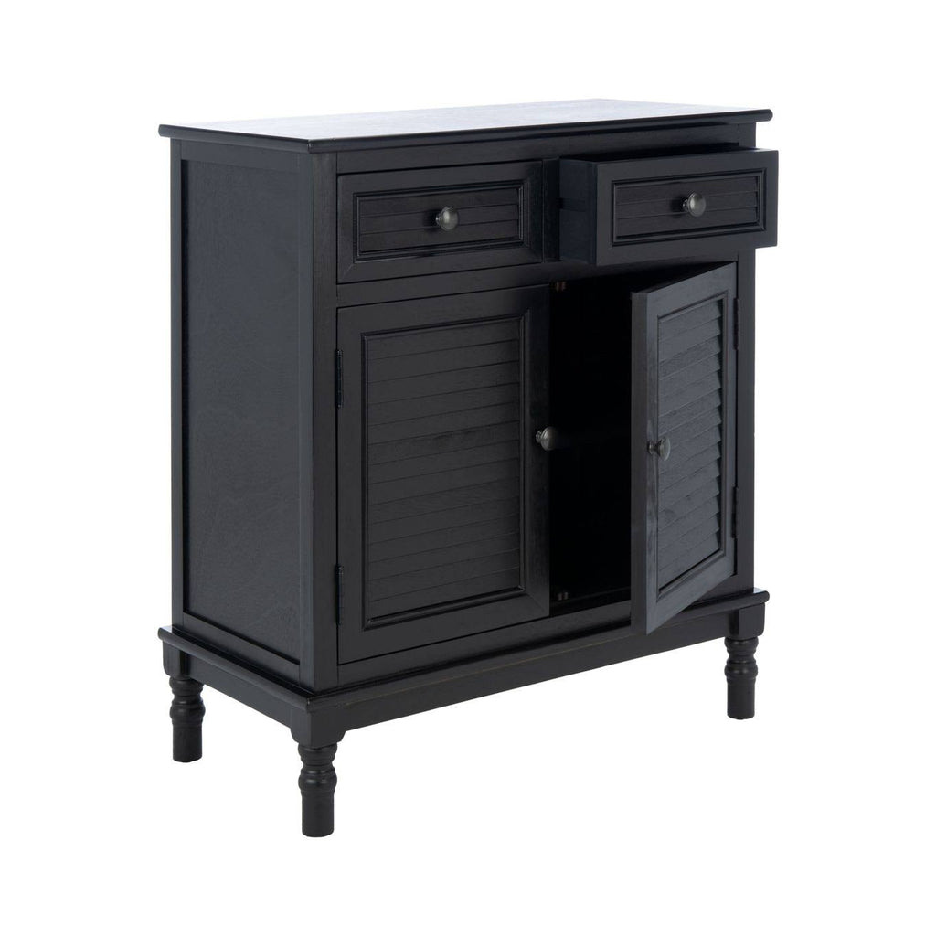 2 Drawer 2 Door Black Sideboard W575405