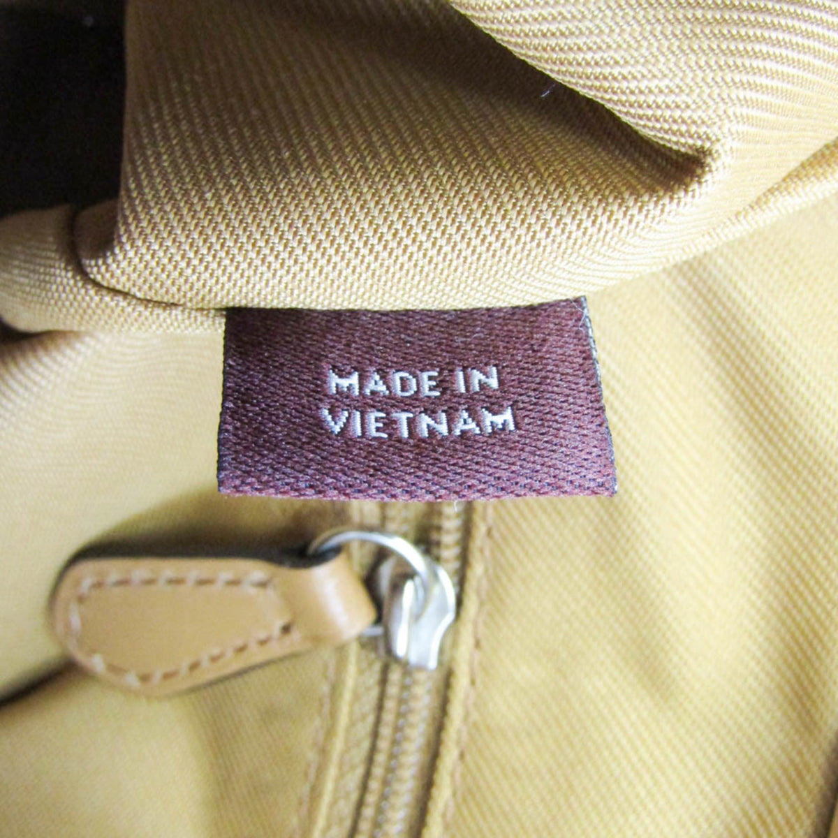 Leather Shoulder Bag Tote Bag Camel S3415