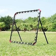Black Portable Soccer Rebounder Net with Carry Bag G685623