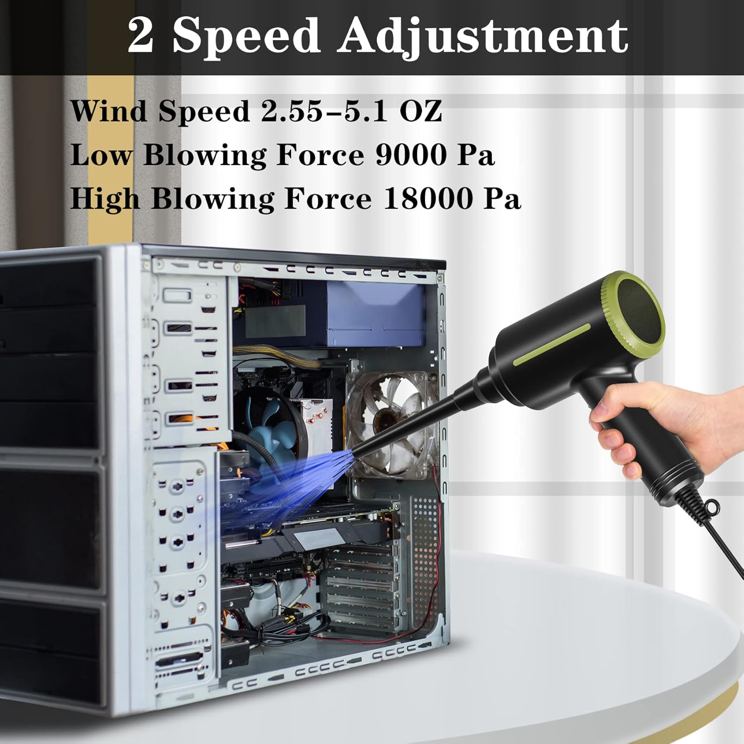 2 in 1 Electric Compressed Air Duster X5509