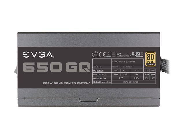 650W ATX 80 Plus Gold Semi-Modular Power Supply G627
