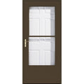 Brown Mid-View Wood Core Storm Door H83833