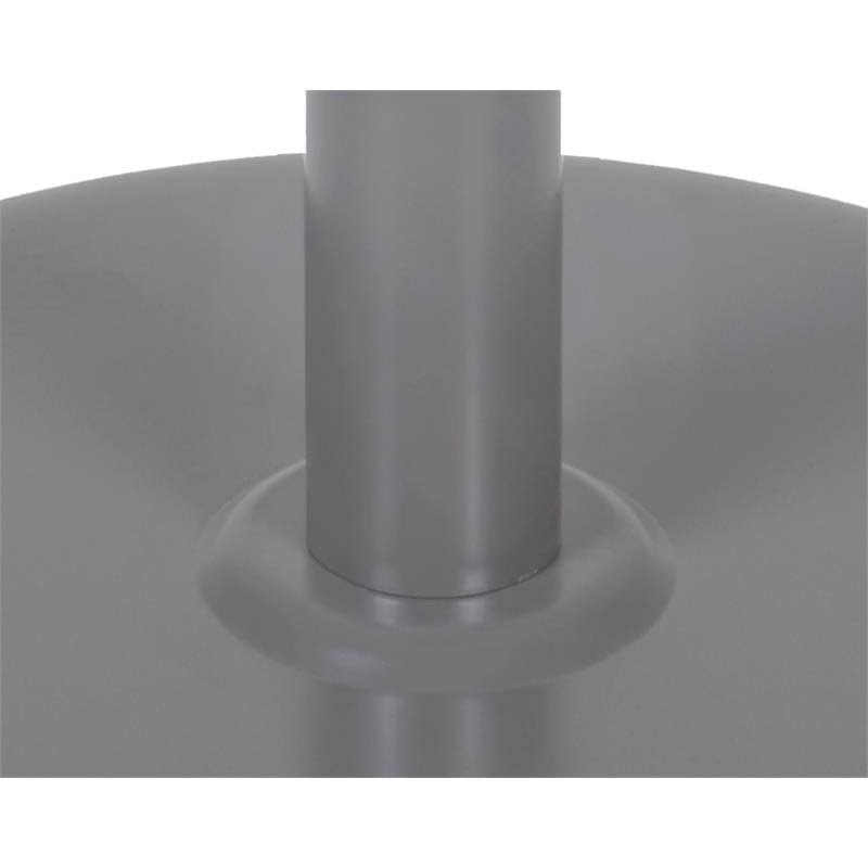 36x22 Round Platter Base Table Mahogany Grey H34920