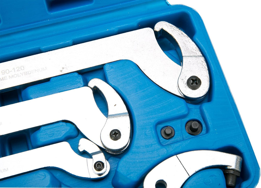 Adjustable Hook And Pin Wrench Spanner Tool Set Pack of 2 Y85568