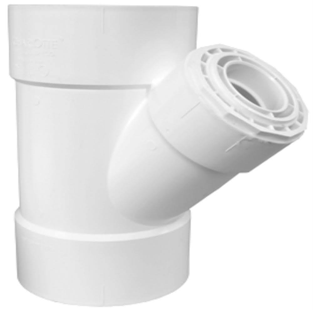 16 x 16 x 4 in. Fabricated Reducing PVC Wye M976494