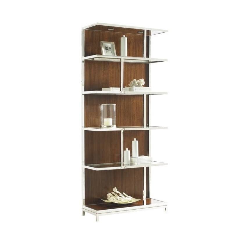 Cashmere Finish Wall Bookcase Y18422