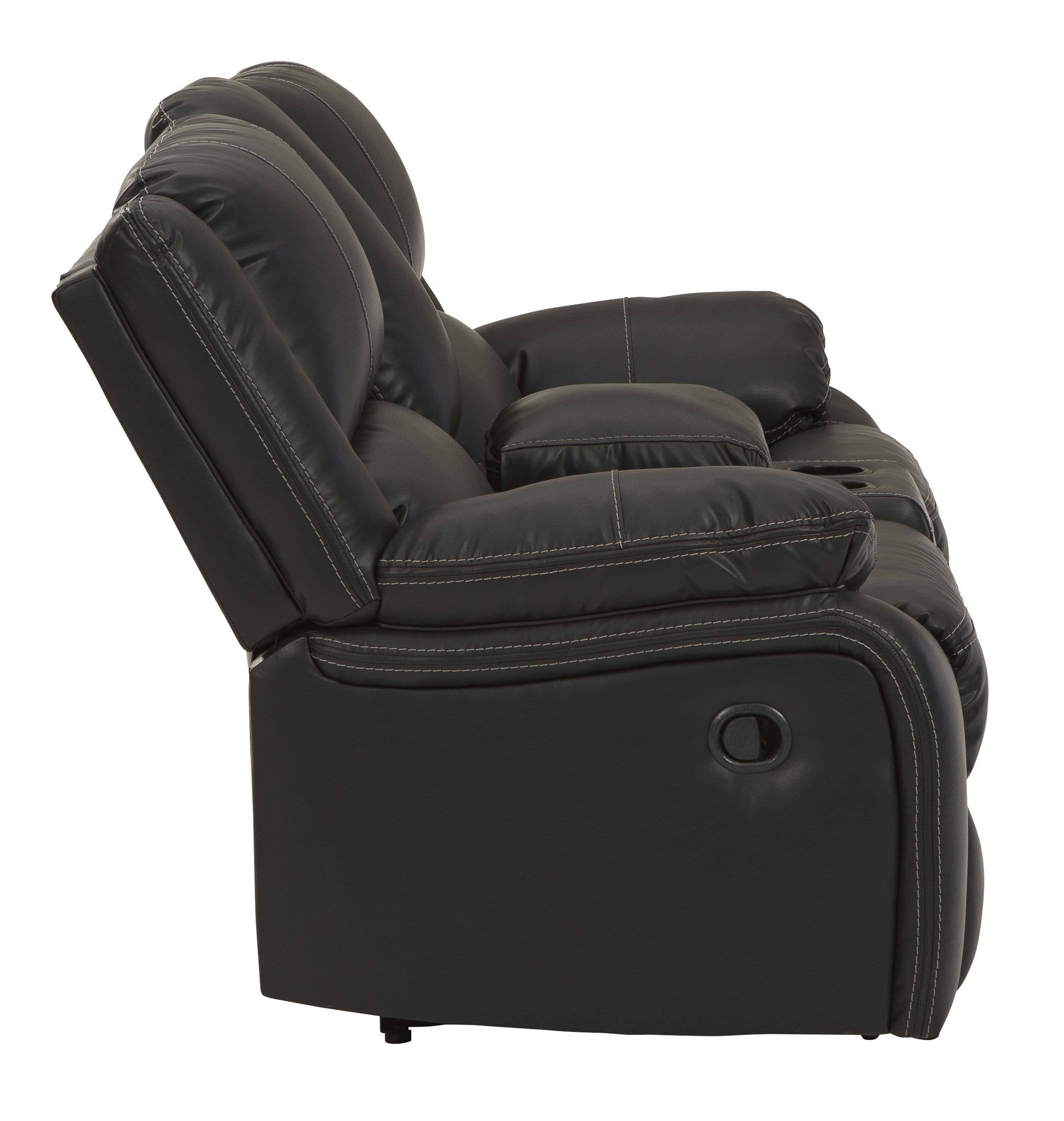 Reclining Loveseat with Console F453