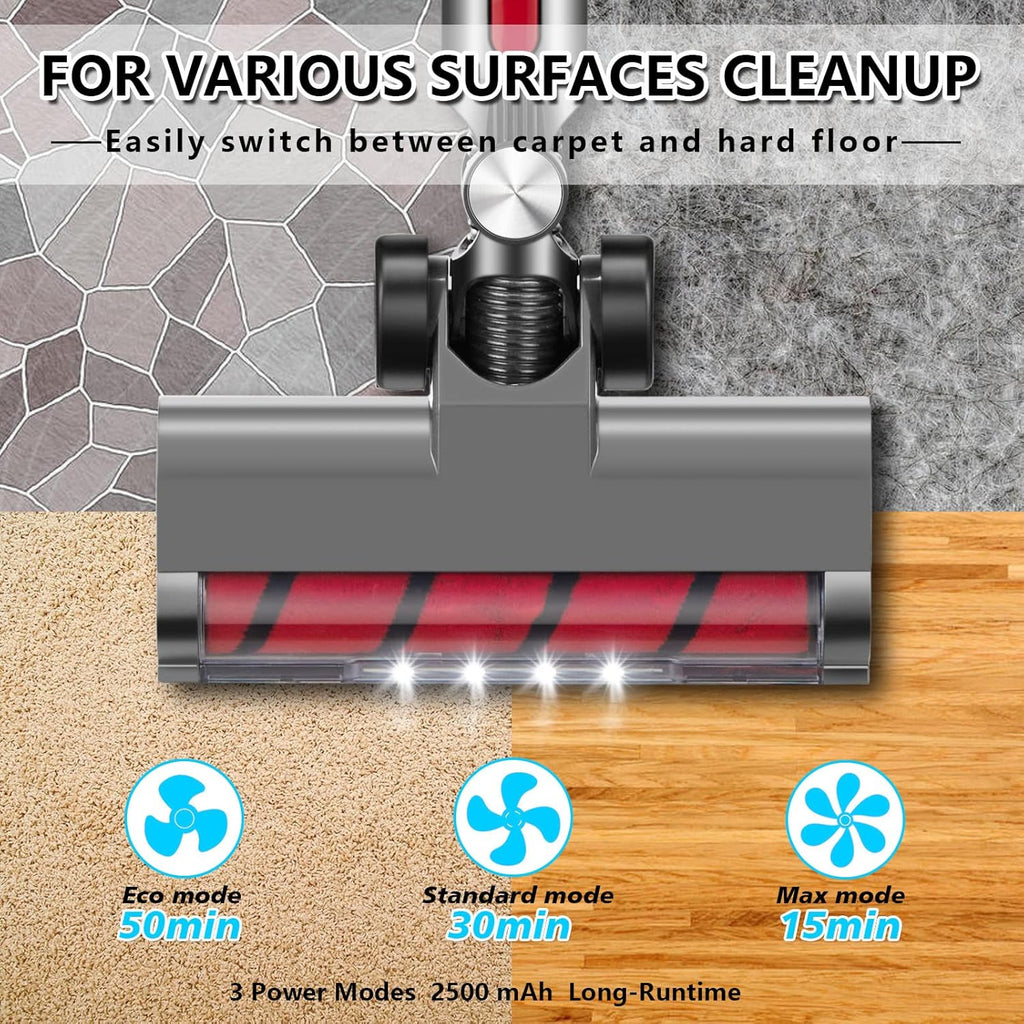Cordless Stick Vacuum Cleaner with LED Display H164