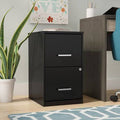 Black 2-Drawer Vertical Filing Cabinet G752874