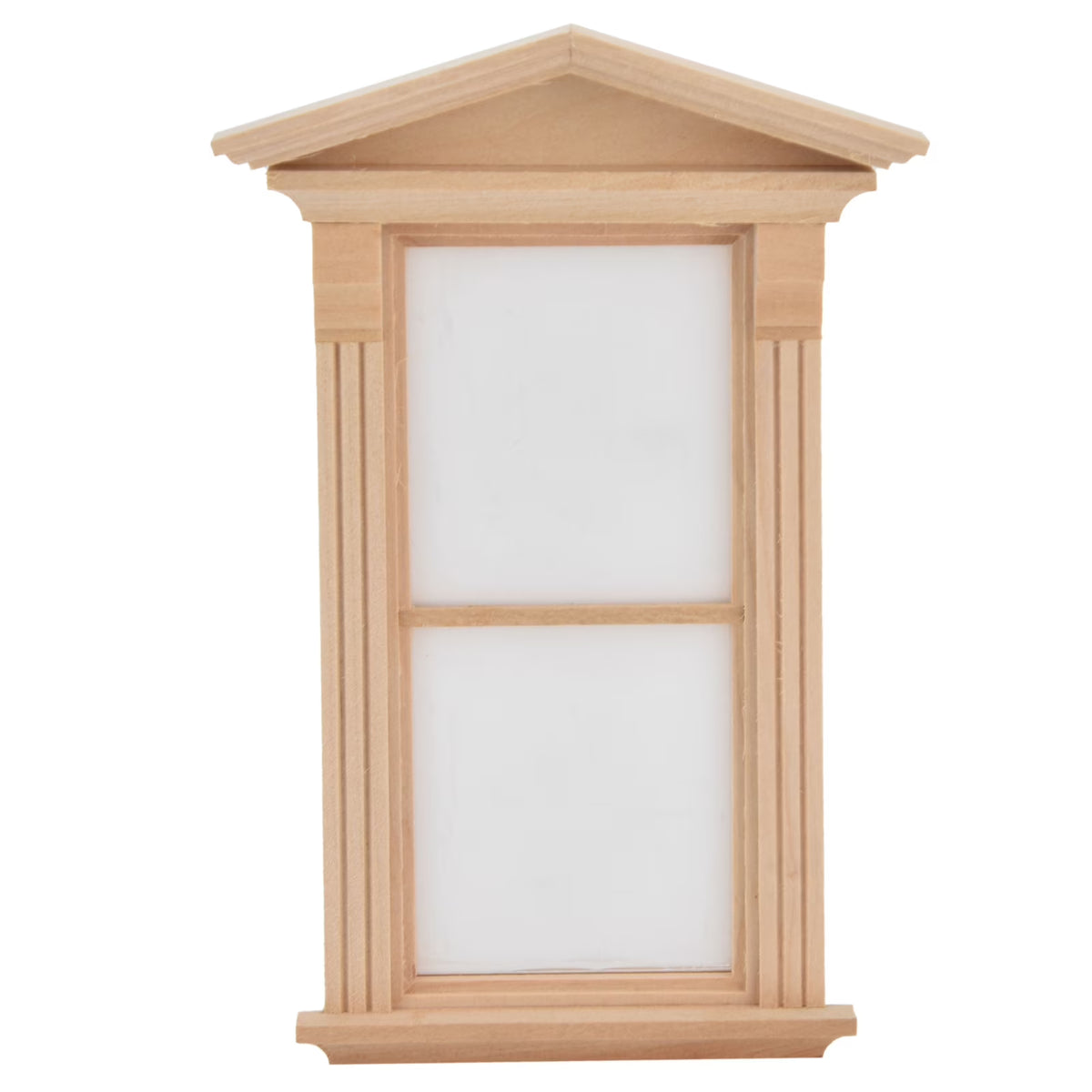 1:12 Wooden Unpainted Dollhouse Door Window Miniature Decoration Accessories L565