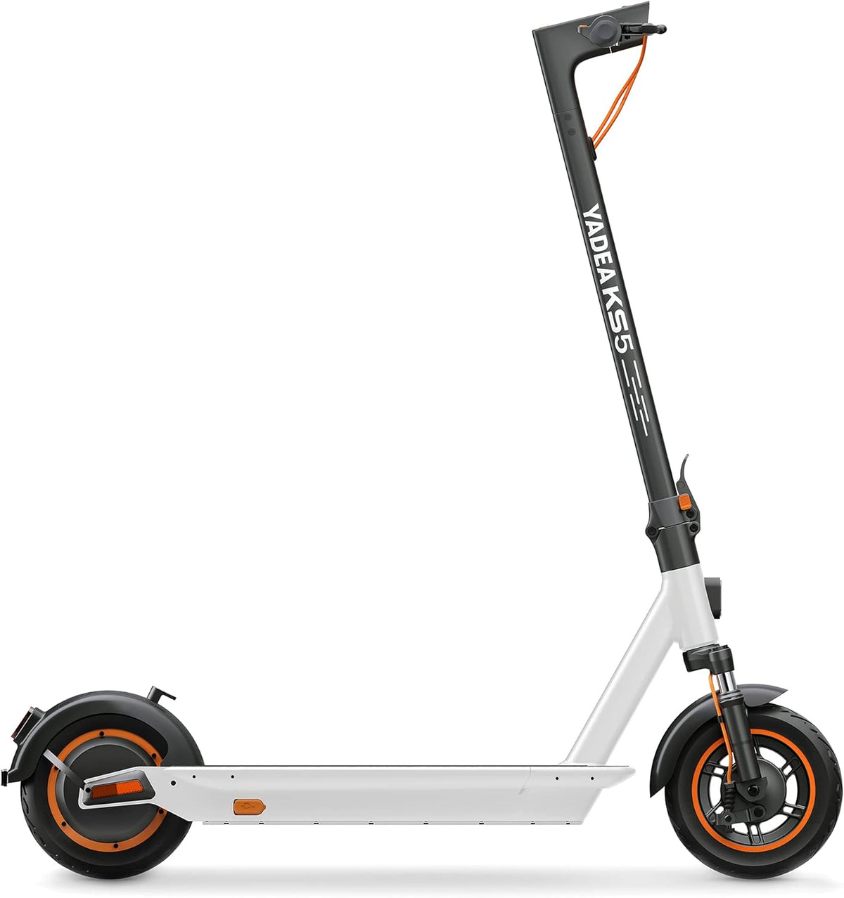 YADEA Electric Scooter KS5, Max Speed 18.6 MPH, 25 Miles Range; KS5pro, 37.2 Miles Range, Max Speed 21.8 MPH. Dual shock absorption, Front Suspension, Foldable Commuter Electric Scooter for Adults with Cruise Control and Energy Recovery System N900