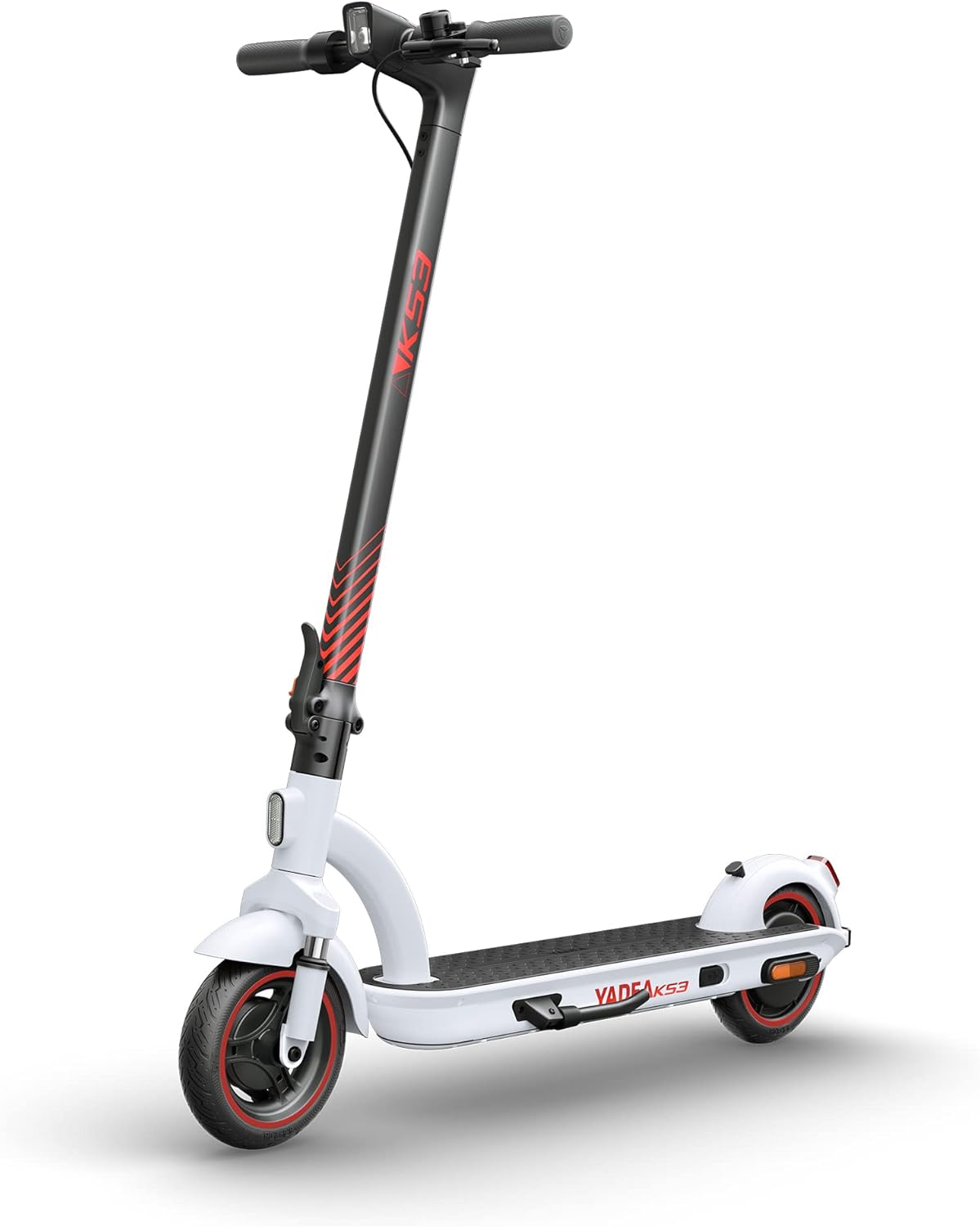 YADEA Electric Scooter KS5, Max Speed 18.6 MPH, 25 Miles Range; KS5pro, 37.2 Miles Range, Max Speed 21.8 MPH. Dual shock absorption, Front Suspension, Foldable Commuter Electric Scooter for Adults with Cruise Control and Energy Recovery System N900