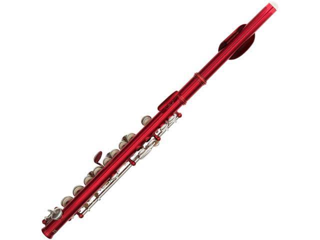 Red Piccolo with Nickel Plated Keys U809