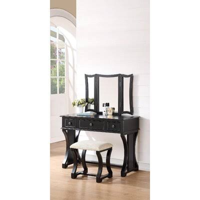 Black Vanity Set V154954