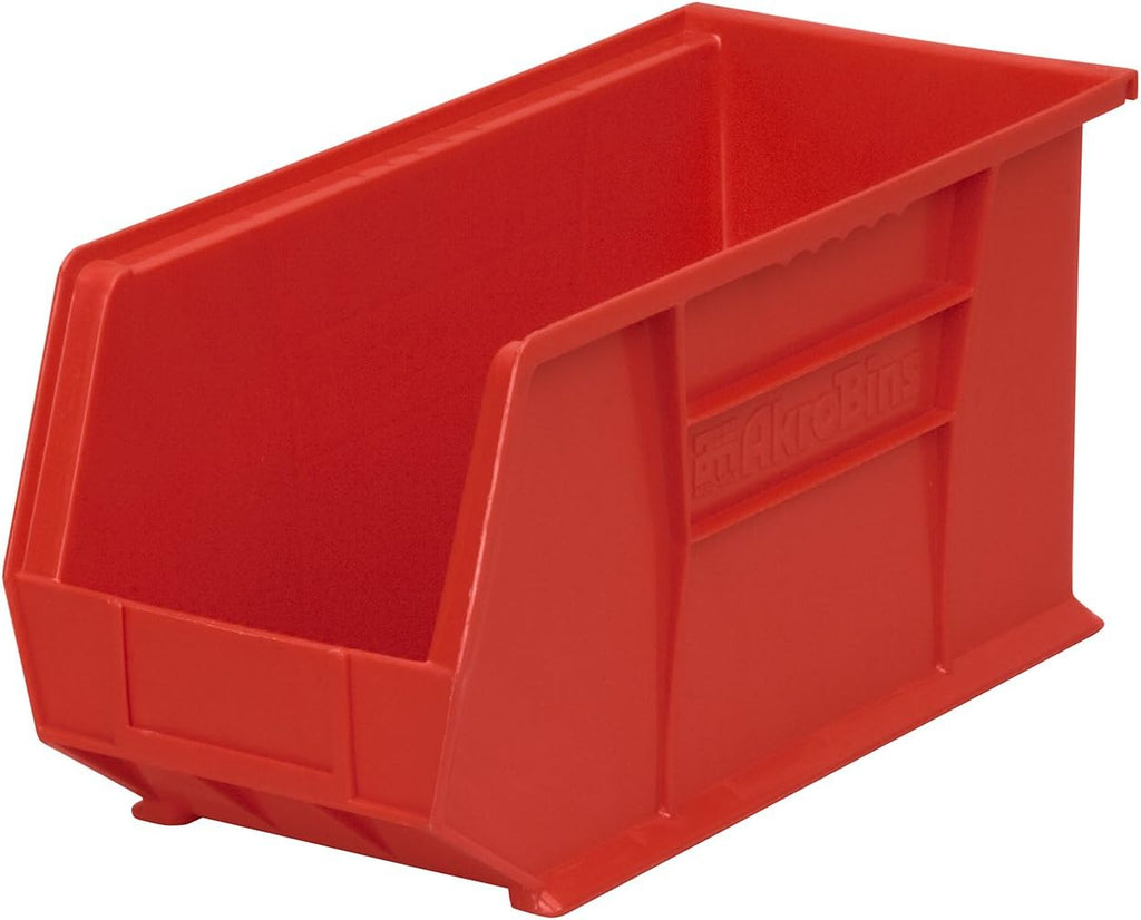 Yellow Plastic Storage Bin Hanging Stacking Containers 6-Pack C935
