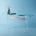 Acrylic Console Table - Silver / Clear C40669