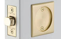 Square Pocket Door Tubular Lock Set Passage Satin Nickel V964593