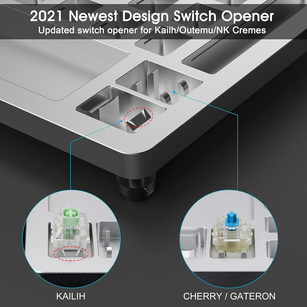 Aluminum Switch Lube Station and Switch Tester with 2 in 1 Switch Opener W530078