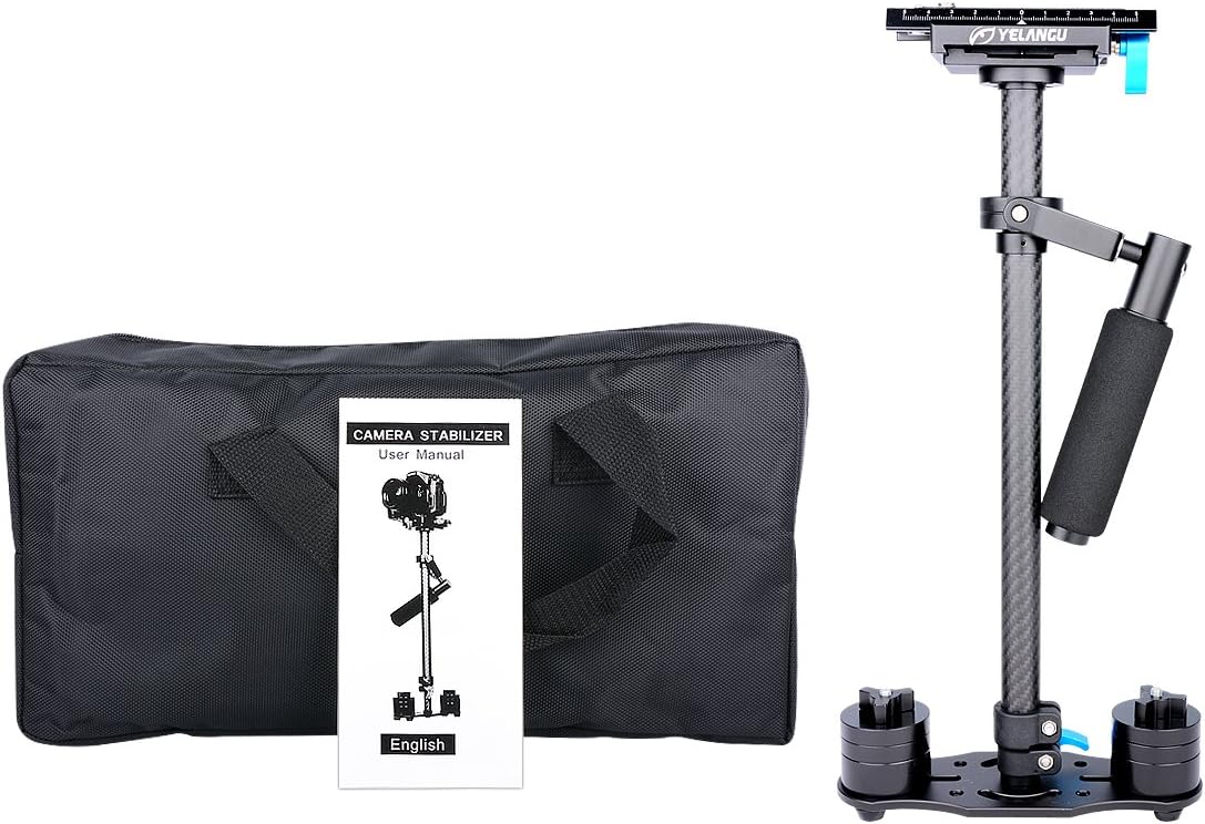 Black Carbon Fiber Handheld Camera Stabilizer U63917