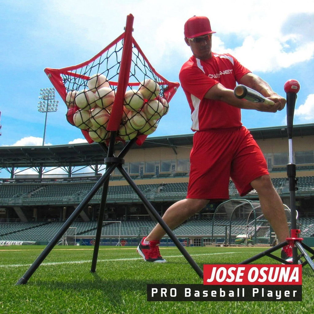 7x7 Practice Net Bundle with Strike Zone Ball Caddy and 3 Training Balls P149