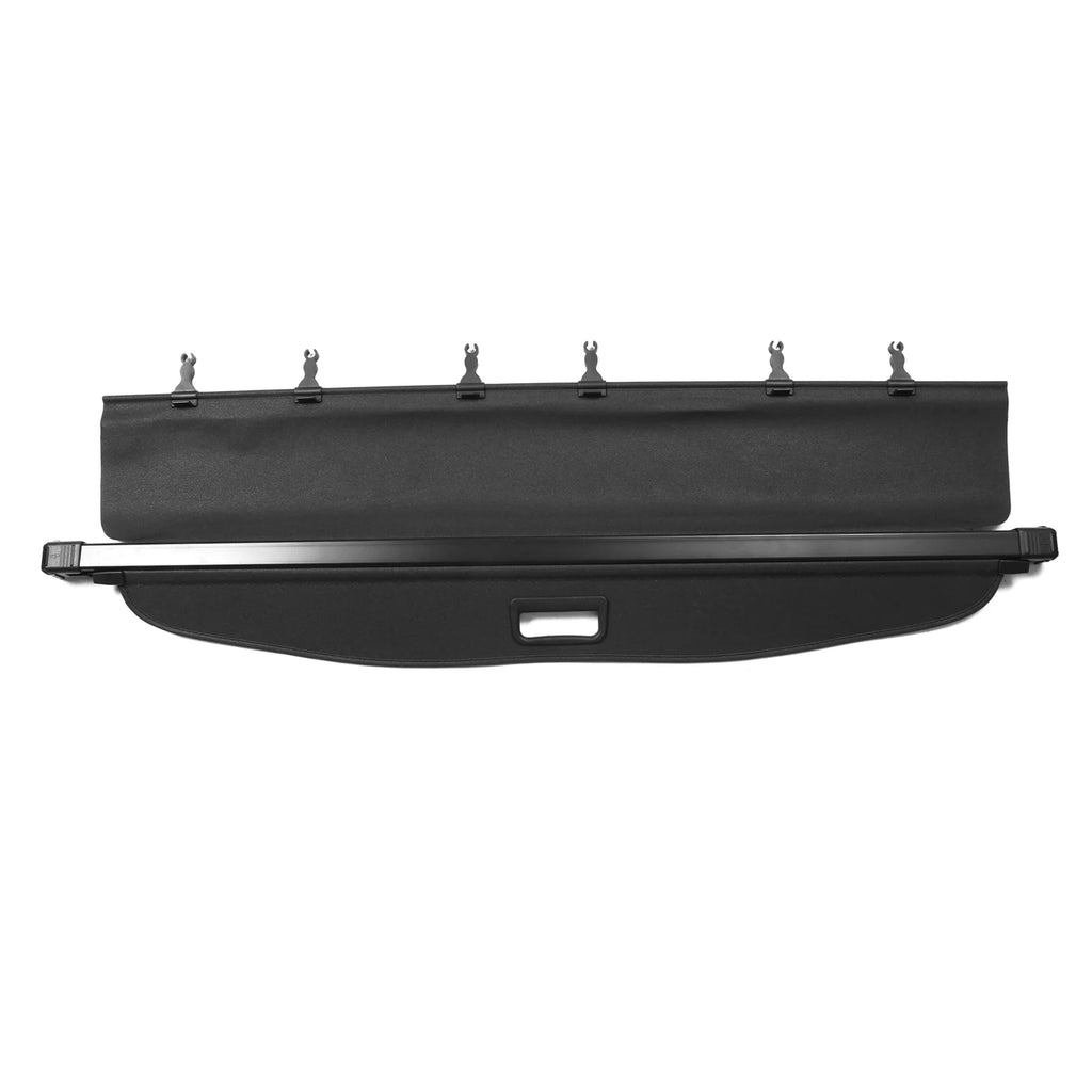 Black PVC & Aluminum Rod Retractable Cargo Cover O2671