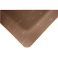 Marbleized Tile Top Anti-Fatigue Brown Vinyl Commercial Mat B416