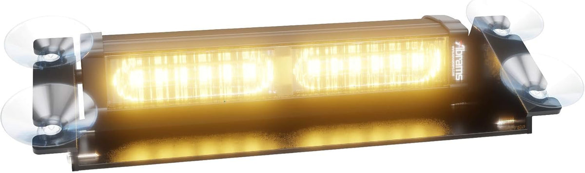 36W 12 LED Windshield Strobe Warning Light Bar P1379