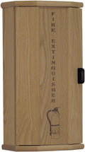 Mahogany Engraved Fire Extinguisher Cabinet, 5-Pound, Pack of 2 H7030