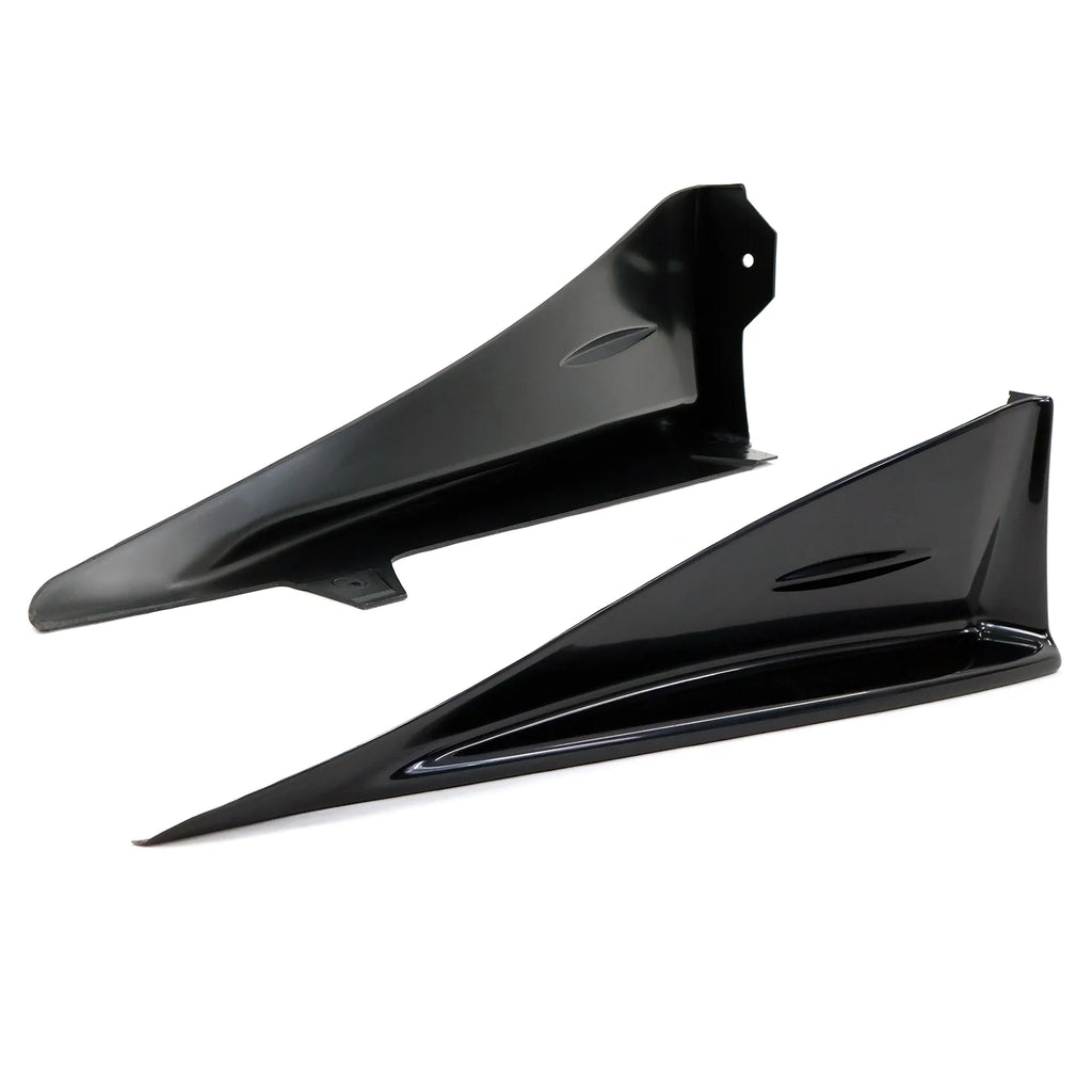 Unpainted Black ABS Side Skirt Spats 2Pieces Z941648