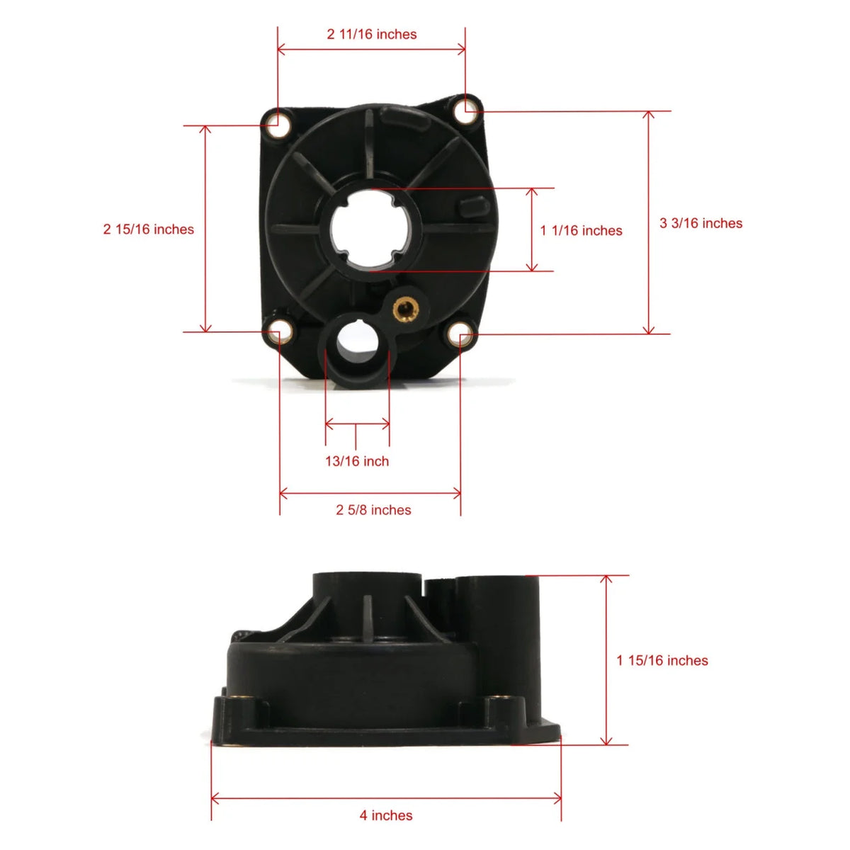 Water Pump Impeller Kit for 1984 Evinrude 75 HP Boat V899