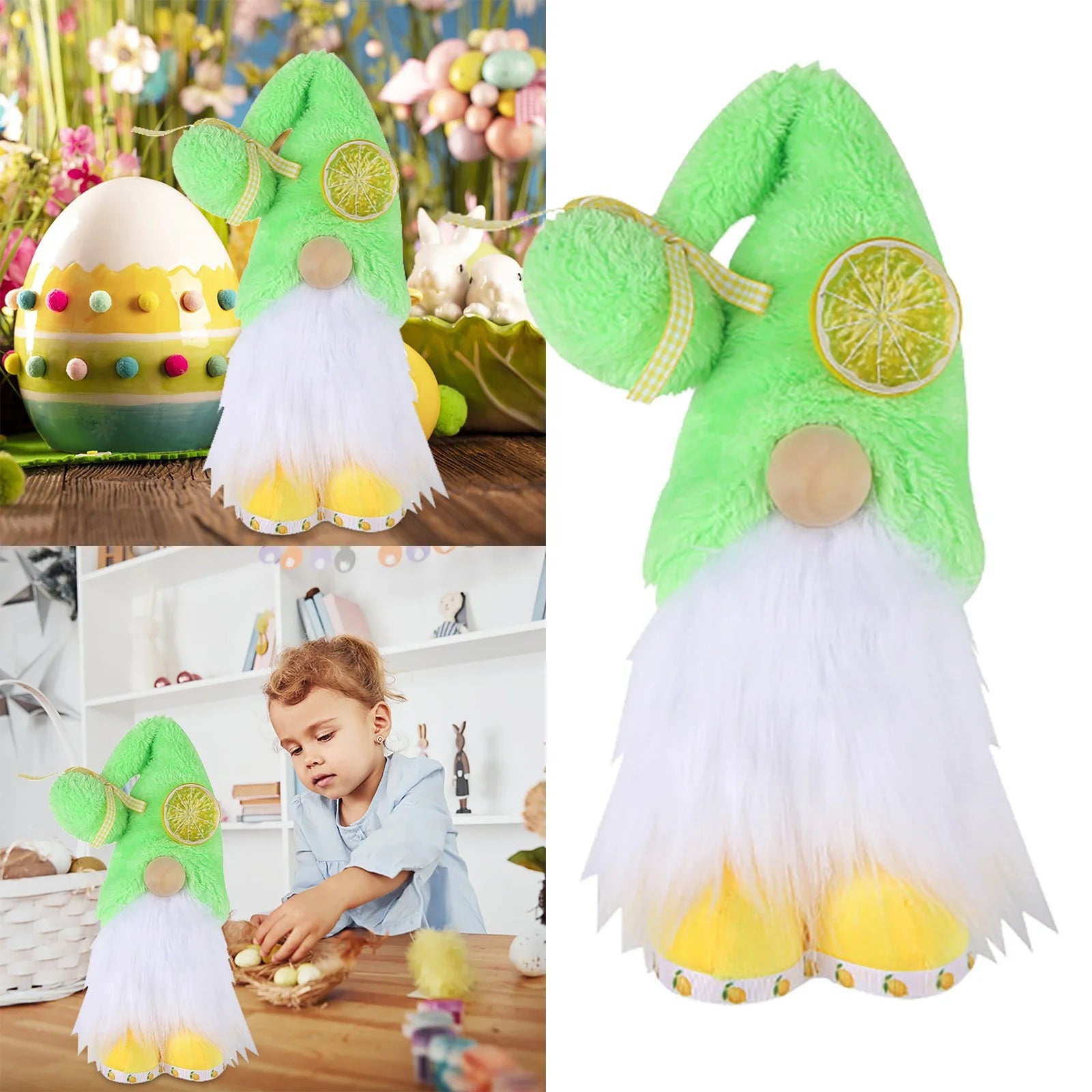 Lemon Plush Dwarf Doll Desktop Ornament H74474