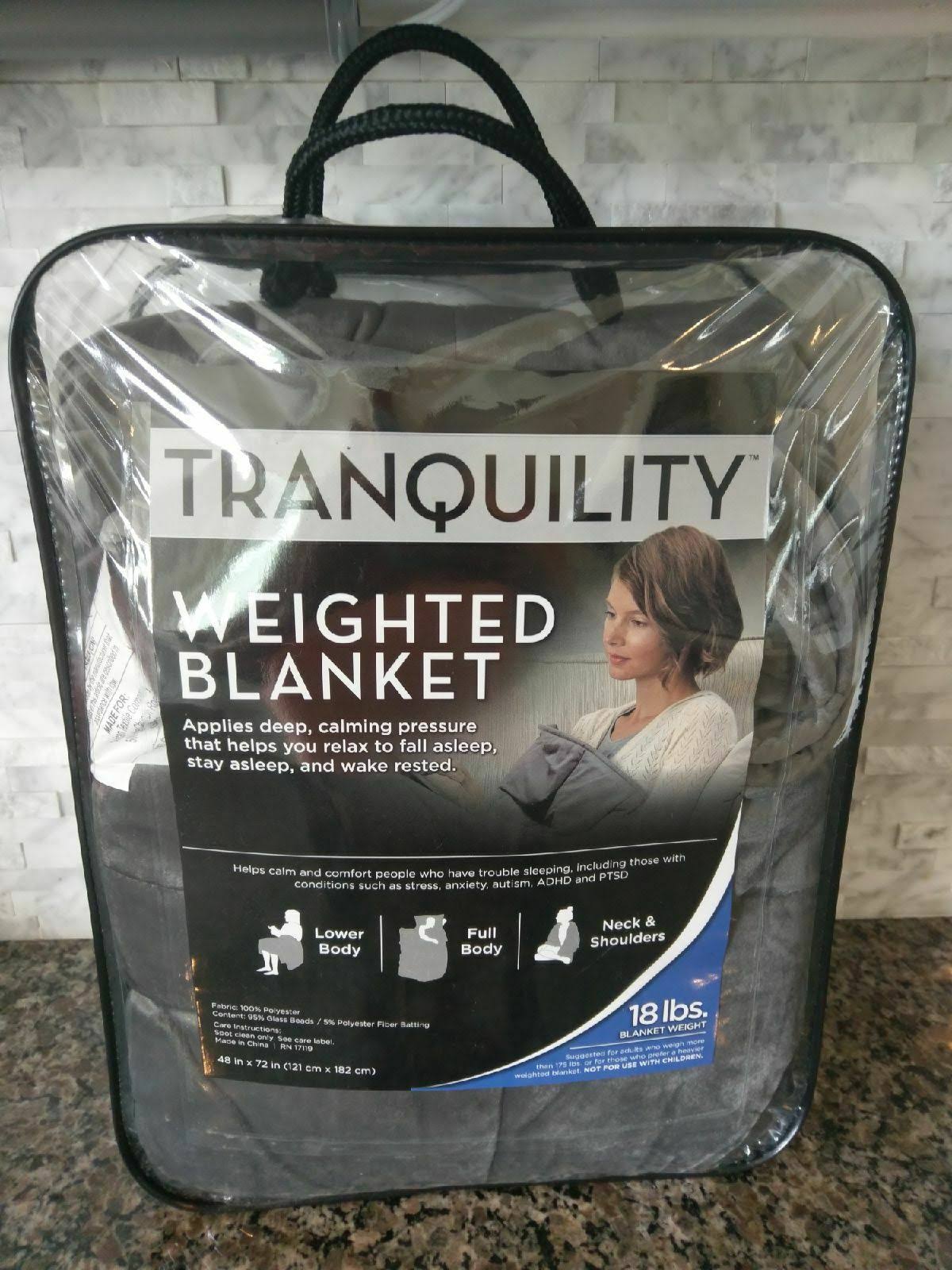 18 lbs Weighted Blanket with Washable Cover P87404