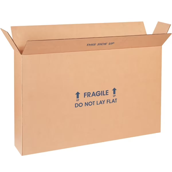 Flat-Panel TV Boxes, Kraft, Pack Of 5 O267270