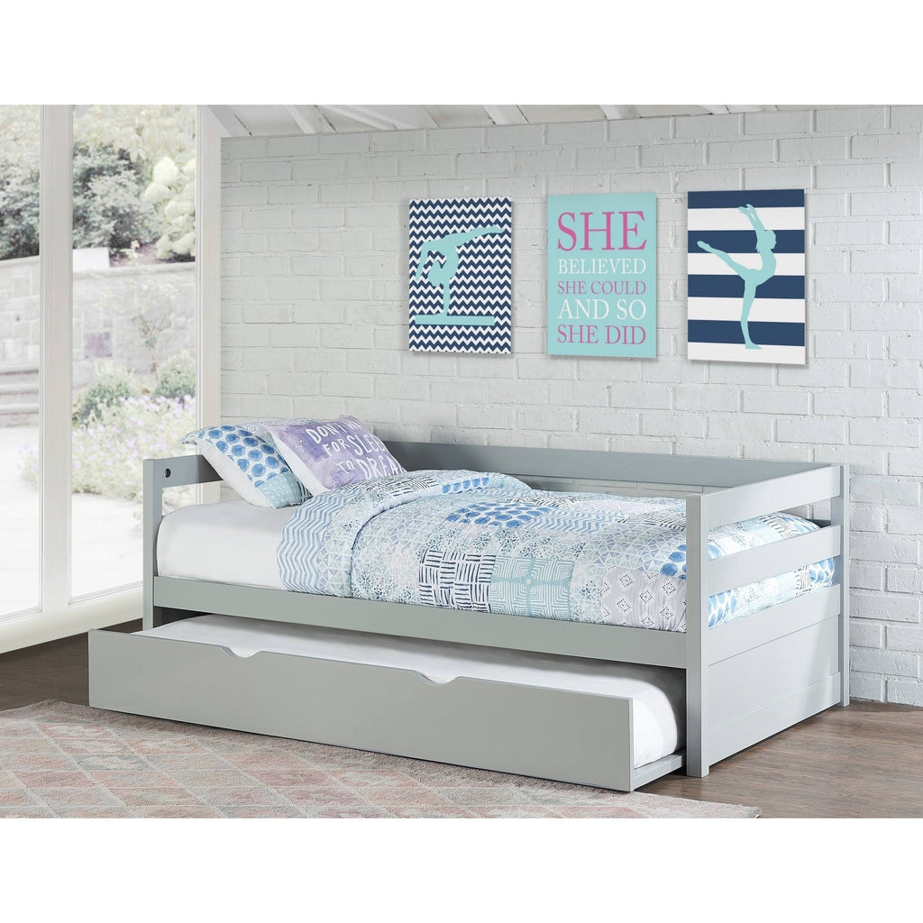 Gray Daybed with Trundle G19216