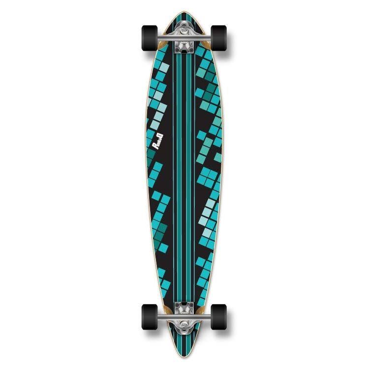 Black Digital Wave Longboard Complete W287