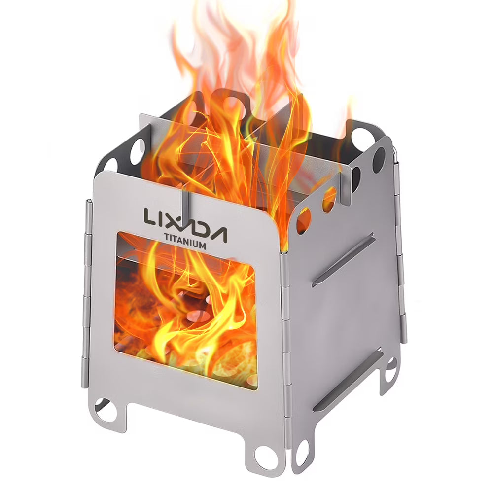 Portable Titanium Wood Burning Camping Stove K827