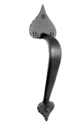 Cast Iron Heart Door Pull - Black H3535