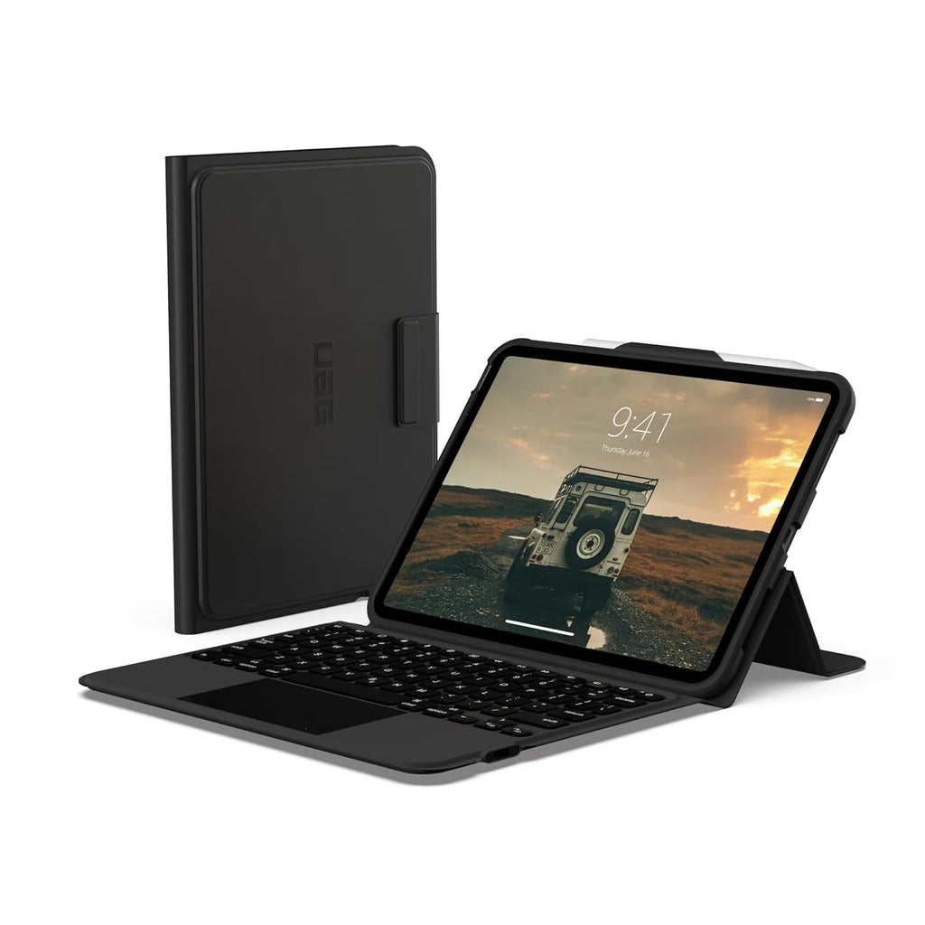 Black/Ash English Rugged Bluetooth Wireless Keyboard Folio Cover for iPad 10.9" 10th Gen S646