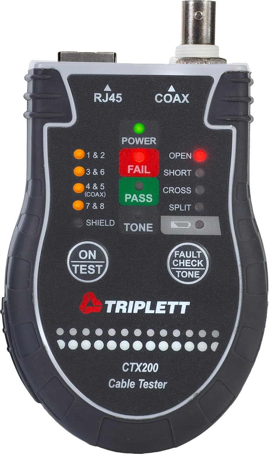 Pocket CAT LAN Tester for RJ45, CAT 5/6, and Coax Cables L6706