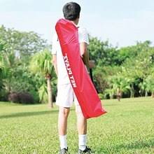 Black Portable Soccer Rebounder Net with Carry Bag G685623
