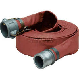 3x22 x 50& Medium Duty PVC Discharge Hose with Aluminum Cam & Groove Fittings L77795