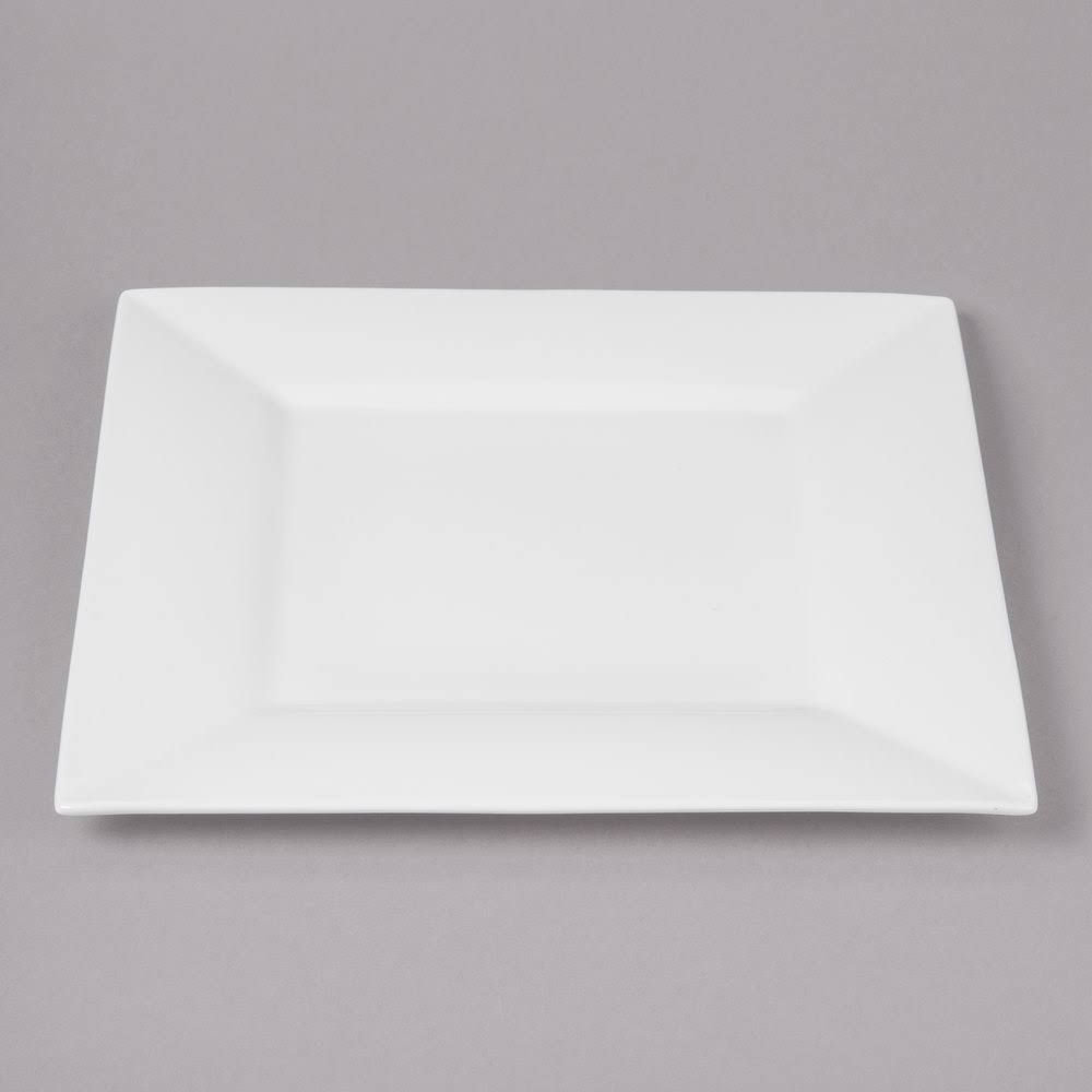 Square Salad Dessert Side Plate, Bone China (Pack of 12) U1989