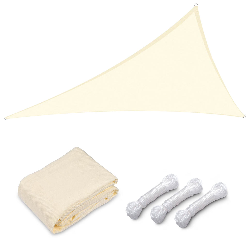 Off White Triangle Sun Shade Sail Canopy R4335